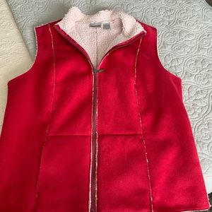 Chico Faux suede/fur vest. So pretty